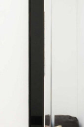 Mirroroutlet Aston Black All Glass Wall Mirror 120 X 40 Cm - thumbnail 3