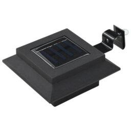 Outdoor Solar Lamps 6 Pcs Led Square 12 Cm Black - thumbnail 2