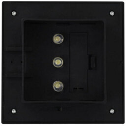 Outdoor Solar Lamps 6 Pcs Led Square 12 Cm Black - thumbnail 8