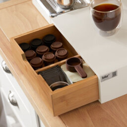 Sobuy Frg179-Nw, Coffee Capsule Holder Stand Box, Teabags Storage Case,wood Effect,w30Xd31Xh9.5 - thumbnail 5