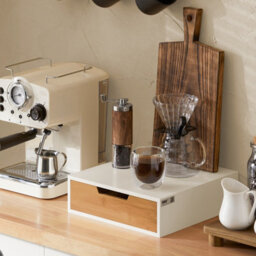 Sobuy Frg179-Nw, Coffee Capsule Holder Stand Box, Teabags Storage Case,wood Effect,w30Xd31Xh9.5 - thumbnail 2