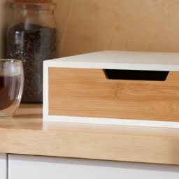 Sobuy Frg179-Nw, Coffee Capsule Holder Stand Box, Teabags Storage Case,wood Effect,w30Xd31Xh9.5 - thumbnail 8