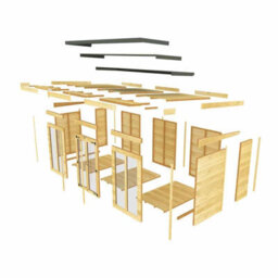 Buttercup Farm 12Ft X 4Ft Pent Summer House (Full Height Window) - Wood - L118 X W358 X H201 Cm - thumbnail 6