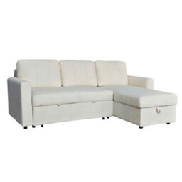 Aspire Nexis Corner Sofa Bed With Storage, Chaise On The Right Natural - thumbnail 7
