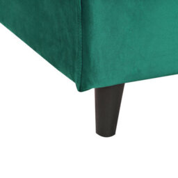 Beliani Bed Velvet Fitou 90 X 200 Cm (Eu Single) Dark Green - thumbnail 8