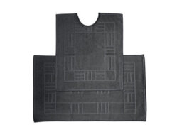 Rapport Home Chatsworth Pure Cotton Mats Grey