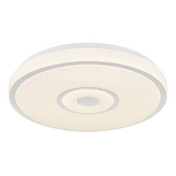 Luminosa Lighting Luminosa Astania Decorative Flush Ceiling Light White Led 4000K