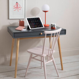 Nöa & Nani Noa & Nani Desk In Dark Grey And Natural Pine Frank - thumbnail 1