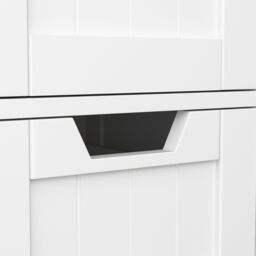 Lassic Hayle Matt White Bathroom Drawer Cabinet (H) 810mm (W) 300mm (D) 30Cm - thumbnail 3