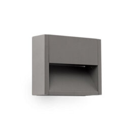 Luminosa Lighting Luminosa Grada Outdoor Surface Mounted Led Wall Lamp Dark Grey 3W 3000K Ip54 - thumbnail 1