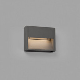 Luminosa Lighting Luminosa Grada Outdoor Surface Mounted Led Wall Lamp Dark Grey 3W 3000K Ip54 - thumbnail 2