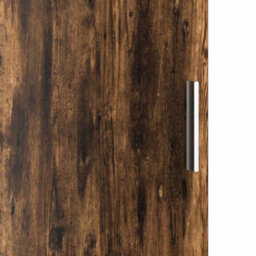 Berkfield Smoked Oak Sideboard Smoked Oak Wood Large Smoked Oak Sideboard - thumbnail 8