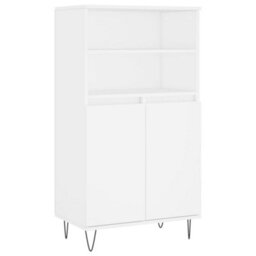 Berkfield Highboard White 60X36X110 Cm Engineered Wood - thumbnail 2