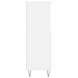 Berkfield Highboard White 60X36X110 Cm Engineered Wood - thumbnail 7