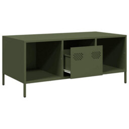 Walplus Coffee Table Olive Green 101.5X50X43.5 Cm Cold-Rolled Steel - thumbnail 5