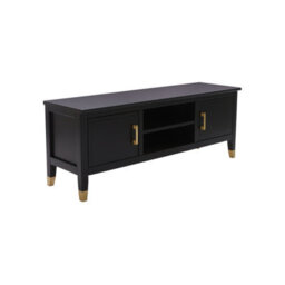 Cabinet Bits Palazzi 2 Door Tv Unit Black H45 W120 D35Cm - thumbnail 3