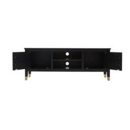 Cabinet Bits Palazzi 2 Door Tv Unit Black H45 W120 D35Cm - thumbnail 4