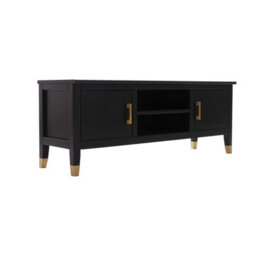 Cabinet Bits Palazzi 2 Door Tv Unit Black H45 W120 D35Cm - thumbnail 1
