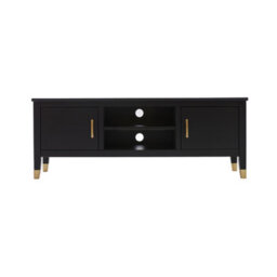 Cabinet Bits Palazzi 2 Door Tv Unit Black H45 W120 D35Cm - thumbnail 2