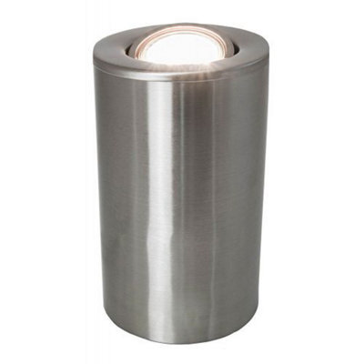 Happy Homewares Satin Chrome Gu10 Floor Or Table Lamp Uplighter With Tilt Capability - image 1