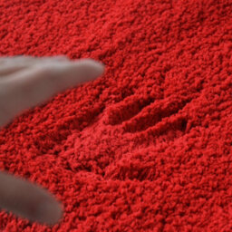 Floordirekt Sky Soft Round Microfibre Bath Mat Non Slip Washable Bathroom Rug Red 95 X 95 X 3 Cm - thumbnail 2