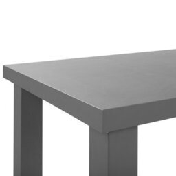 Beliani Taranto 6 Seater Garden Dining Set With Stools Grey Concrete - thumbnail 6