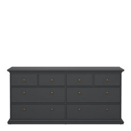 Furniture To Go Paris Chest Of 8 Drawers In Matt Grey - thumbnail 2