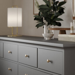 Furniture To Go Paris Chest Of 8 Drawers In Matt Grey - thumbnail 8