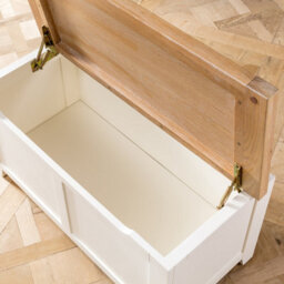 The Furniture Market Cheshire Cream Painted Blanket Bedding Storage Box - thumbnail 7