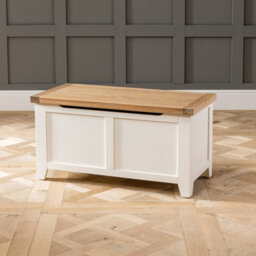 The Furniture Market Cheshire Cream Painted Blanket Bedding Storage Box - thumbnail 5