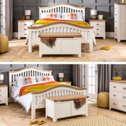 The Furniture Market Cheshire Cream Painted Blanket Bedding Storage Box - thumbnail 4