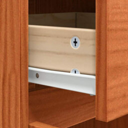 Berkfield Sideboard Wax Brown 110 X 34 X 75 Cm Solid Pine Wood - thumbnail 9
