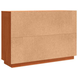 Berkfield Sideboard Wax Brown 110 X 34 X 75 Cm Solid Pine Wood - thumbnail 7