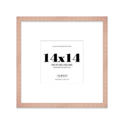 "14X14"" Bronze Picture Frame - 14X14"" Square Frame With 11X11"" Mount For 14X14""/11X11"" Pictures Art Deco Style Room Decor, 1 Pack"