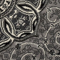 Silver Traditional Easy To Clean Bordered Floral Rug For Dining Room-67 X 240Cm (Runner) - thumbnail 2