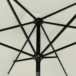 Berkfield Harmful Parasol With Leds And Steel Pole Sand 2X3 M - thumbnail 7