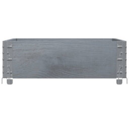 Berkfield Garden Planter Grey 80X60 Cm Solid Wood Pine - thumbnail 4