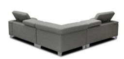 Genuine Leather Grey 2C2 Corner Sofa - thumbnail 4