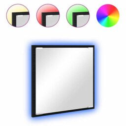 Walplus Led Bathroom Mirror Black Oak 40 X 8.5 X 37 Cm Engineered Wood - thumbnail 3