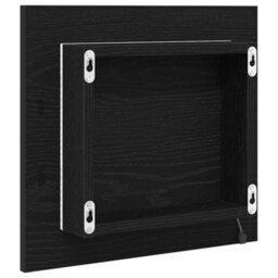 Walplus Led Bathroom Mirror Black Oak 40 X 8.5 X 37 Cm Engineered Wood - thumbnail 7