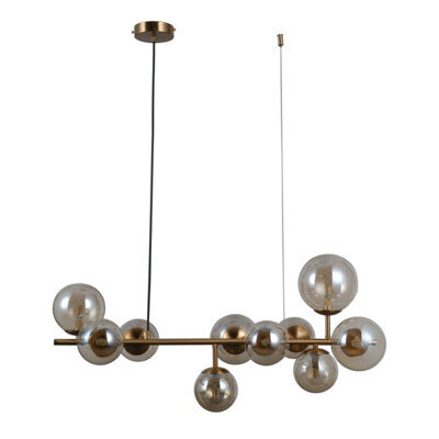 Luminosa Lighting Luminosa Frontera Modern 10 Light Bar Pendant Ceiling Light, G9 - image 1