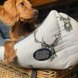 "Snug & Cosy Pets Stylish Stag Dog Bed X-Large (36"") 92Cm" - thumbnail 2