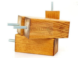 L&F 4X Replacement Furniture Legs Solid Wood 110mm High Sofas Chairs Settee Cabinets Legs M10 Tsp2055 - thumbnail 7