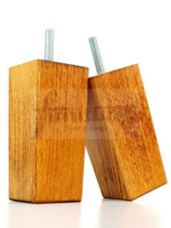 L&F 4X Replacement Furniture Legs Solid Wood 110mm High Sofas Chairs Settee Cabinets Legs M10 Tsp2055 - thumbnail 4
