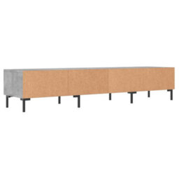 Berkfield Sturdy Tv Cabinet Concrete Grey 150X36X30 Cm Engineered Wood - thumbnail 8
