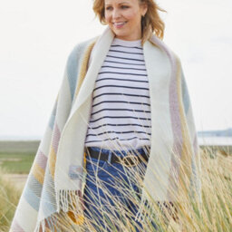 Tweedmill Stripe Blanket/throw Primrose 150 X 183Cm 100% Pure New Wool Made In The Uk Sofa/bed Throw - thumbnail 5