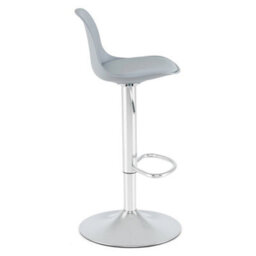 Set Of 2 Faux Leather Upholstered Counter Height Chairs Bar Stools - thumbnail 1
