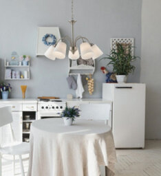 Luminosa Lighting Luminosa 5 Light Multi Arm Pendant Ceiling Light Nickel 60X39Cm - thumbnail 2