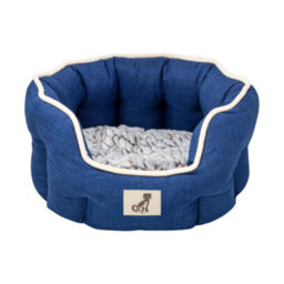 All Pond Solutions All Pet Solutions Alfie - Navy Soft Dog Bed - Size Large - thumbnail 4