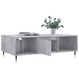Berkfield Sturdy Coffee Table Concrete Grey 104X60X35 Cm Engineered Wood - thumbnail 4